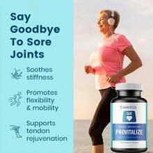 Provitalize | Women's Probiotics, Menopause | Joint Support, Digestive Health | Contains Curcumin, Moringa Astragalus, And Lactobacillus Probiotics In A Bottle Of 60 Capsules, Supplied For 30 Days - 1Pc(Thử nghiệm) - Xem 4