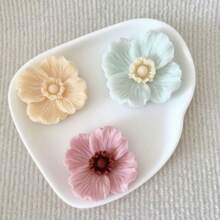 1/2 piezas Molde de silicona con forma de flor, molde con diseño de pétalos intrincados de amapola blanca para creaciones florales impresionantes, apto para jabón hecho a mano, velas aromáticas, cera de aromaterapia, yeso, gota de pegamento, joyería, piedra difusora de aroma para automóvil, resina y arcilla polimérica, fácil de soltar, suministros para hacer regalos para bodas, graduaciones, cumpleaños, fiestas y decoración del hogar