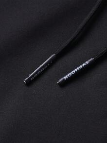 Men's Fashionable Casual Multi-Function Warm Hooded Zip-Up Jacket, Sherpa Lining Casual Hoodie Jacket, Thick Sherpa Full Zip Hooded Sweatshirt, Suitable For Autumn/Winter, Warm Long Sleeve, Men's Warm Wear, Winter Clothing, Black Hoodie