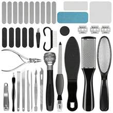 GEOXSProfessional Pedicure Kit Rosmax 36 In 1 Pedicure Tools Stainless Steel Washable Foot Care Kit Dead Skin Remover Foot Spa Set At Homeq1ioc4 - as pic - View 1