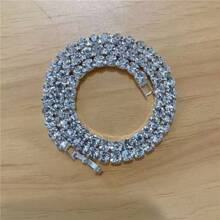 1 pieza Collar formal de mujer con diamantes incrustados