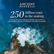 Ancient Minerals - Escamas de baño de magnesio de cloruro de zechstein puro y genuino, bolsa de suplemento de magnesio resellable que superará a las de Epsom principales (28 oz) - 750 g (Paquete de 1) - Ver 9