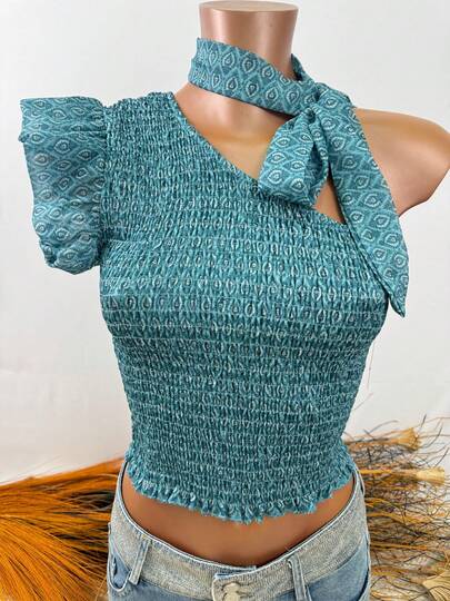 Top de mujer con estampados  Casual    diario para  Playa    verano  talla unica para una s/m