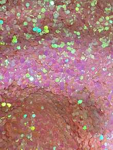 Holographic Flocked Glitter 10g Bag Each - Baby Pink - View 2