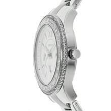 Fossil Fossil Stella Sport Elegant Women's Quartz Stainless Steel Watch ES5108, Round Silver Dial With Day Display, Casual Wristwatch For Daily Clothing Decor, Birthday Gift For Her
