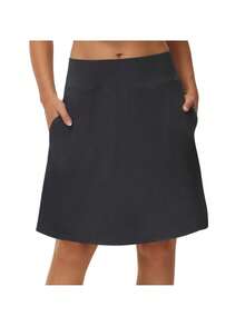 Women's 20" Knee Length Skorts Skirts Athletic Tennis Golf Running Skirts For Women Long Skorts Skirts For Women With Pockets Tennis Skirt Skort - Xám - Xem 9