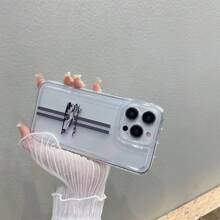 1pc White Car Graphic UV Printed Phone Case, Protective Cover For IPhone 11/12/13/14/15/16 Pro Max XR X/XS 7 8 Plus SE Mini & Other Smartphones, Personalized Creative Design