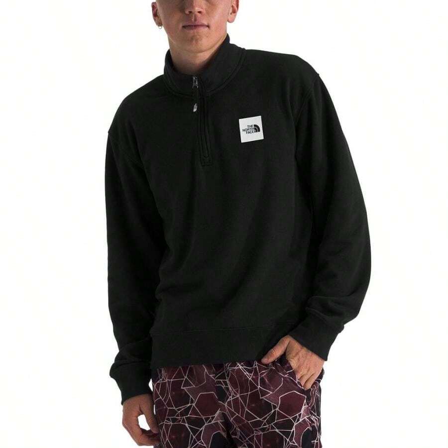 Regular Fit Quarter Zip Fleece |  | Men Outdoor Hoodies & Sweatshirts - Tnf Đen - Xem 1