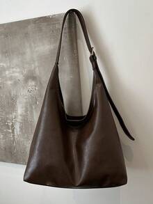 Women Shoulder Bags - Café integral - View 4