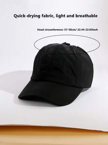 1 Piece Spring And Summer Simple Baseball Cap Unisex Model Soft Top Sunscreen Sun Hat Baseball Cap
