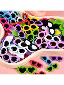 10/30pcs Assorted Color Cartoon Eye Resin Craft Decor Accessories For DIY Phone Case, Hair Clips, Fridge Magnets, Earrings, Pendant - Mixed Colors - View 19