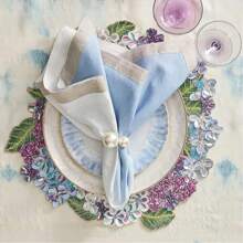 1-12pcs High-Grade Pearl Napkin Rings, Suitable For Restaurant, Hotel, Dining Table Decor, Wedding, Holidays
