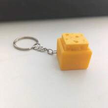 Tastiera meccanica creativa a forma di formaggio per alleviare lo stress, giocattolo da spremere per liberare la noia delle dita, regalo