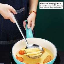 Stainless Steel Kitchen Utensils Set, 4-Count – Slotted Turner, Solid Turner, Skimmer & Ladle – Rust-Resistant, Long Handle, Hanging Loop, Dishwasher  – Everyday Cooking & Serving