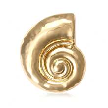 Broche de caracol brillante de moda para mujer, alfiler con diseño de insecto, adecuado para usar con vestido, traje, sombrero, zapatos, bufanda con flor, para banquetes, bodas, vacaciones de verano, joyería
