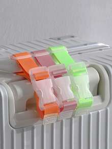 Bunte Gepäckgurte, tragbare verstellbare Gepäckgurte mit Schnellverschluss für Reisen, Reisezubehör, leicht zu tragen, praktische Outdoor-Gurte für Autofahrten, Gepäckgurte mit externem Schnallenverschluss, Anti-Verlust-Gepäckband für Schule, Schul-Zubehör, Schulsachen