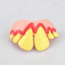 1 قطعة مجموعة أسنان مزيفة مضحكة ب- 8 أنماط، ألعاب مزحة ليوم الأبرياء، إكسسوارات هالوين، هدايا حفلات للأصدقاء، هدية عيد الحب