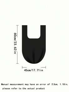 20/100/200 PCS 黑色带手柄垃圾袋，PE 材质，防漏防臭，一次性耐用垃圾袋，适用于厨房、客厅、卧室、浴室、卫生间、办公室 - 多用途塑料垃圾袋