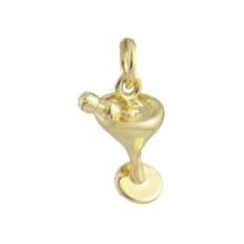 1 pieza Nuevo accesorio de joyería minimalista y creativo de cobre: Accesorio para copa de vino, seta, colgante DIY, pulsera, tobillera, collar, pendientes, dije para bolso