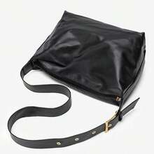 Multineos Comercial PU Leather Shoulder Bag Large Leisure Backpack Bags Women Men - Black - View 5