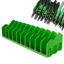 Práctico organizador de alicates, soporta hasta diez alicates, cajón de herramientas, organizador de herramientas resistente, estante de almacenamiento que ahorra espacio - Azul - Ver 1