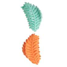 Tru X Reyna Nori Collab Large Slideproof™ Claw Clip Peach 2 CT - 肉凍 - 查看 2