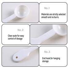 Multifunctional Plastic Measuring Spoon Set, Stackable Segmented Measuring Spoon, Coffee Salt Seasoning Measuring Spoons,Suitable For Baking&Cooking Tools In Kitchens Restaurants - Multicolor - View 10