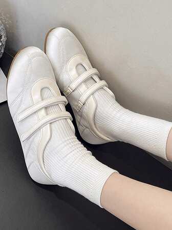 2025 夏季新款女鞋，缎面效果装饰缝线玛丽珍鞋，纯色时尚优雅度假男女通用运动前卫派对学院风波西米亚风休闲可爱仙女朋克商务婚礼复古派对户外中式奢华洛丽塔新中式 Y2K 哥特式西方街头服饰中式婚礼夜店工作服镂空户外四季皆宜