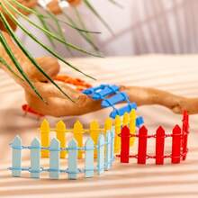 1 Peça Mini Cerca de Madeira, Cerca Miniatura de Jardim de Fadas, Acessórios de Decoração de Paisagem em Miniatura, Decoração de Sala de Estar Familiar 10cm*3cm, Presentes de Feriado, Cerca de Madeira Miniatura Encantadora de Jardim de Fadas - Acessórios de Paisagem em Miniatura Lúdicos, Perfeito para Decoração de Casa e Jardim, Perfeito para Decoração de Festa de Casamento, Decoração de Sala de Estar e Quarto Familiar, Decoração de Vaso, Acessórios de Fotografia DIY