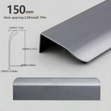 1 pezzo Accessorio Multi-Colore Per Tirare I Bordi Delle Dita, Maniglia Invisibile Di Stile Moderno Per Cassetti, Maniglia Invisibile In Alluminio Per Mobili Da Cucina E Cassetti, Facile Da Installare