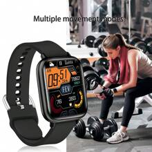 Eytlptoc New 1.85-Inch Large Screen Smart Watch, Compatible With IOS/Android Phones, Supports HD Voice Calls, Multiple Sports Modes, Suitable For Sports, Outdoor And Daily Wear, Multiple Dial Faces To Choose From, Multi-Function - Music & Camera Control, Message Push And Reading, Suitable For Men And Women!