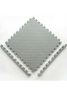 12pcs Foam Floor Mats, Interlocking Puzzle Exercise Tiles, Versatile For Indoor/Outdoor Use, Anti-Slip, Waterproof, Easy To Clean, Suitable For Bedroom, Yoga, Gym, Deporte, Gimnasio, Ejercicio En Casa - Multicolor - View 15