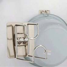 Soporte montado en la pared para rollo de papel de cocina de hierro, estante dispensador de papel de aluminio para gabinete de cocina, organizador de almacenamiento sin papel - Multicolor - Ver 10