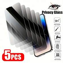 kamyuurs 5 pezzi Pellicola protettiva per lo schermo con protezione della privacy compatibile con 16/16e/16Pro/16Pro Max /15/15 Pro Max /15 Plus/15 Pro/X, XS/XR/XS MAX/14/14 Plus/14 Pro/14 Pro Max/13/13 Pro/13 Mini/13 Pro Max/12/12 Pro/12 Mini/12 Pro Max, Vetro privacy 11/11 Pro/11 Pro Max
