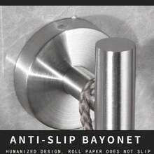 1pc Adjustable Bathroom Towel Rack, 43-65cm Extendable SUS304 Stainless Steel Towel Bar, Multifunctional Wall-Mounted Hotel Style Towel Rack With Screws, Brushed Silver And Painted Black Bathroom Accessories Bathroom Tools