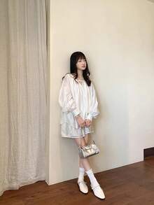 Women Shoulder Bags - 粉紅色包包(有掛飾) - 查看 8