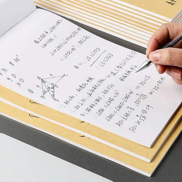 5pcs Blank Painting Sketch Paper Watercolor Notebook, School Supplies,Back To School