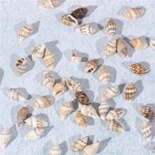 30g/Pack Assorted Sizes Drilled Small Seashell DIY Beading Materials, Shell Crafts Accessories