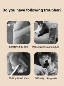 New Pet Nail Trimmer, Suitable For Small Dogs, Kittens, Small Animals, Automatic Nail Trimmer, Humanized Design, Simple To Operate, Durable, Beautiful Appearance, Easy To Use, Portable, Low Noise, Battery Powered (2 AAA Batteries Not Included), A Must-Have For Dogs And Cats - Multicolor - View 7