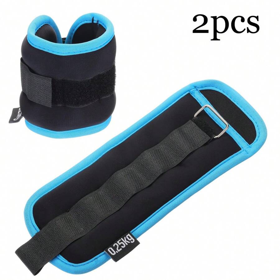 Pesas para tobillos para mujeres y hombres, pesas para piernas, 1 par de pesas ajustables para muñecas/piernas/brazos para trotar, gimnasia, aeróbic, mejorar los resultados de tu entrenamiento, ideales para hacer ejercicio