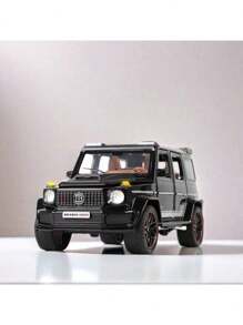 1 pezzo Auto modello 1:32, con porte multiple per accesso, dotata di suono e luce, pedale estensibile, in materiale di lega, adatta per camere da letto, soggiorni, decorazioni, regali per feste, giochi per bambini, regali di Natale e Ognissanti