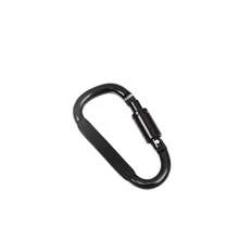 Kühner Aluminiumkarabinerhaken Outdoor Sport Rucksack Schnallenverschluss D-förmiger Karabinerverschluss für Camping, Wandern und Outdoor-Abenteuer - Beständiges 8cm Aluminium mit schlichtem D-Ring Design