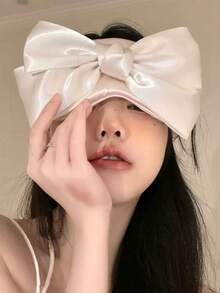 Bowknot Sleep Mask, Gift, Light Blocking & Eye Fatigue Relief, Travel Rest Eye Cover,School,Back To School,Travel,Travel Essentials,Home Essentials,Eye Mask,Sleep Mask - Multicolor - View 5