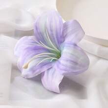 7pcs/1 Set Faux Lily Flower Hair Clips, Boho Style Side Bangs Hair Clips, Sweet Beach Holiday Decorative Hair Accessories, Delicate Floral Duck Clip Hair Pins, Suitable For Daily Wear And Beach Photo Shoot, Summer Accessories, Travel, Claw Clips, Alligator Hair Clip, Hair Slide, Hair Claws, Vacation Outfits Woman