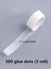 100 قطعة شريط لاصق شفاف ثنائي الجانب , غراء البالون، 100 نقطة غراء في كل لفة، نقاط لاصقة قابلة للإزالة دون ترك أثر للديكورات الحفلات والمناسبات والبالونات وترتيبات حفلات عيد الميلاد واللوحات والصور والرقائق - غير مقاوم للماء ، متوافق مع الأسطح البلاستيكية
