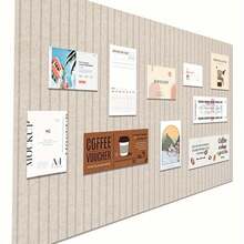 Baldosa de fieltro bohemia de gran tamaño - Tablero de corcho para decoración del hogar y la oficina, decoración de pared y organizador de tablón de anuncios para fotos, memos y notas, decoración del hogar bohemia, decoración de habitación, decoraciones de pared - Multicolor - Ver 9