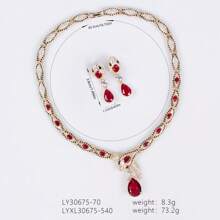 Set de joyas de 3 piezas con aretes en forma de serpiente dorada + collar, joyería de disfraz de moda apta para hombres y mujeres, atuendo para fiestas y días festivos (opciones de varios colores)