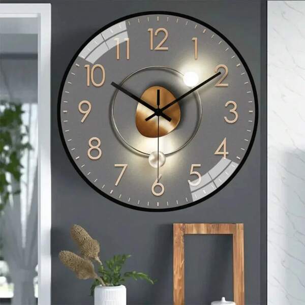 Horloge murale silencieuse, accessoires originaux, fonctionnement sur pile, pour salon, chambre à coucher, cuisine, bureau et salle de classe