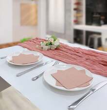 50 Pieces 3-Ply Rose Gold Napkins Disposable Folded 5 X 5 Inches Cocktail Napkins Paper Napkins For Dinner Wedding Birthday Party Dessert Napkins - 金色 - 查看 8