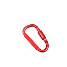 Kühner Aluminiumkarabinerhaken Outdoor Sport Rucksack Schnallenverschluss D-förmiger Karabinerverschluss für Camping, Wandern und Outdoor-Abenteuer - Beständiges 8cm Aluminium mit schlichtem D-Ring Design